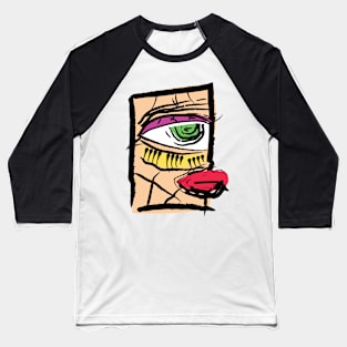 Abstract Diva Baseball T-Shirt